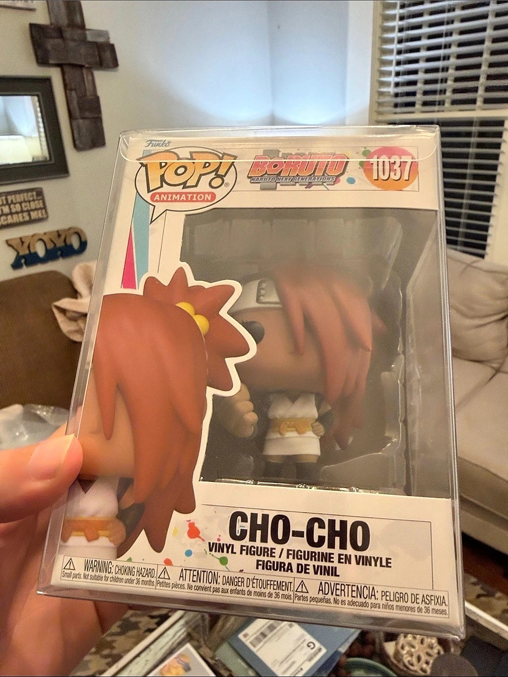 Funko Pop! Animation Boruto Cho-Cho #1037 Vinyl Figure in Orange & White Like